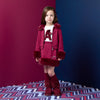 Burgundy Audrey Bomber