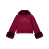 Burgundy Audrey Bomber