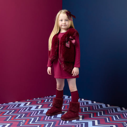 Burgundy Anna Gilet