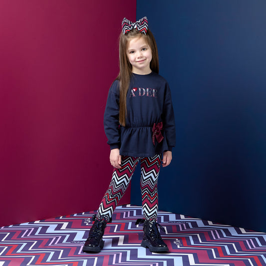 Navy Celine Legging Set
