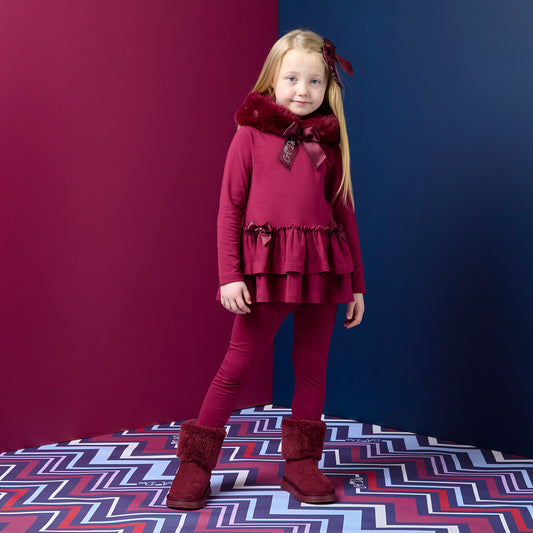 Burgundy Alina Legging Set