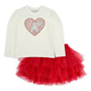 White Blair Skirt Set