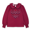 Burgundy Chloe Skirt Set