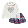 White Chloe Skirt Set
