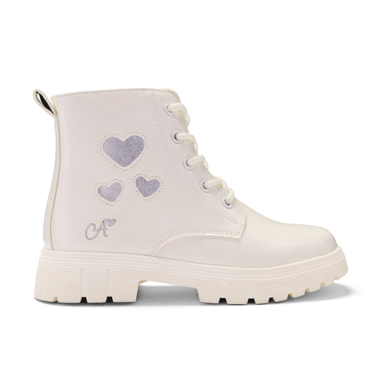 White Amore Boots