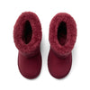 Burgundy Fluffie Boots
