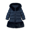 Navy Rhea Long Length Jacket