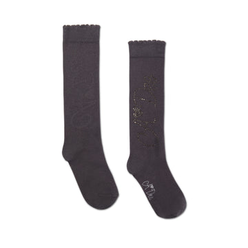 Grey Seren Knee High Socks