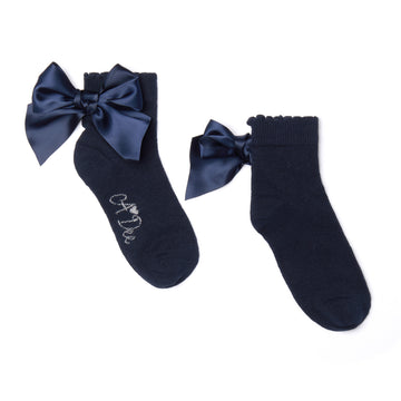 Navy Cara Ankle Socks